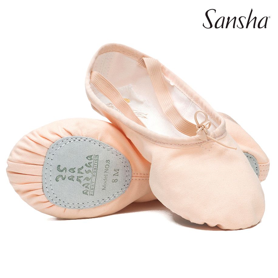 Zapatillas de ballet de tela 8C ENTRECHAT | Sansha®